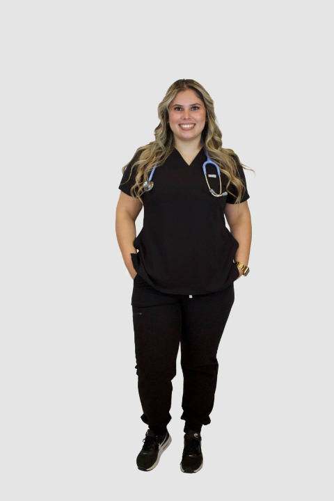 Black Scrub Top